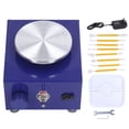 thumbnail image 2 of Mini Pottery Wheel, 10cm Turntable Detachable Basin Forming Machine, 0-2000 RPM Speed Electric Ceramic Wheel, Mini Pottery Wheel Machine with Clay Tools for Kids Adults Beginners, 2 of 7