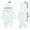 White-A, variant on Baby Girls Boys Hooded Romper Jumpsuit Cartoon Dinosaur Long Sleeve Romper Sleepwear Overall Pajamas Bodysuits Outfits for Baby Little Kids 6-9 Months