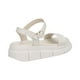 thumbnail image 3 of Sandalia Mujer MOLECA Plataforma Ajustable Blanco 22, 3 of 6