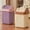 Khaki, variant on Lwlmwt Trash Cans,Plastic Squares Storage Bin,Small Trash Can with Lid,Plastic Garbage Bin with Odor Control,for Under Sink/Cabinet, Laundry Room,Kitchen,Office