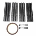 thumbnail image 2 of Rear 4PCS Car Rear Lower Spoiler Sporty Universal Rear Bumper Chassis Diffuser Lip Wing Splitter For 1 Series E90 E91, 2 of 8