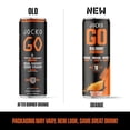 thumbnail image 2 of Jocko GO Energy Drink - KETO, Vitamin B12, Vitamin B6, Electrolytes, L Theanine, Magnesium- All Natural Energy Boost, Sugar Free Nootropic Monk Fruit Blend - 12 Pack (Orange), 2 of 5
