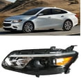 thumbnail image 5 of Headlight Halogen Black Projector Driver Left Side Headlamp Fit for Chevy Malibu 2016 2017 2018, 5 of 6