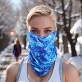 thumbnail image 2 of Unique Bargains 1 Pc Neck Gaiter Ice Silk Camouflage Scarf Mask Bandana Blue, 2 of 5