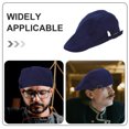 thumbnail image 3 of Moluckfu Chef Beret Para Restaurante En Azul Oscuro Con Protección Contra Sudor Y Fácil Limpieza, 3 of 7
