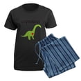thumbnail image 5 of CafePress - Vegesaurus Women's Dark Pajamas - Women's Short Sleeve Print T-Shirt and Pants Dark Cotton Pajama Set, 5 of 7
