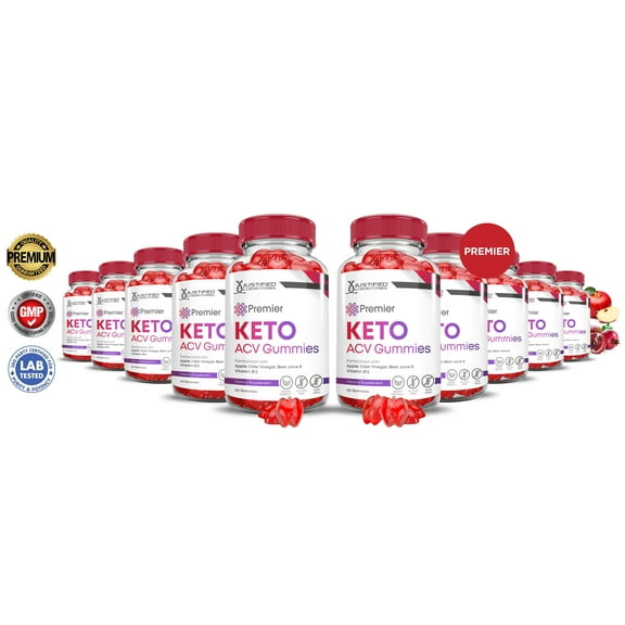 (10 Pack) Premier Keto ACV Gummies 1000MG Dietary Supplement 600 Gummys