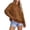 Orange, variant on VISALY Pullover Crewneck Sweatshirt Ribbed Long Sleeve Tops Trendy Sweater Tops Fall Chunky Cable Knit Pullover Sweaters Thick Sweatshirts Business Casual Sweaters Casual Sweatshirt Black L