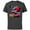 Charcoal, variant on Disney and Pixar’s Cars Mach Speed Lightning McQueen Racing - Short Sleeve Cotton T-Shirt for Adults - Customized-Black