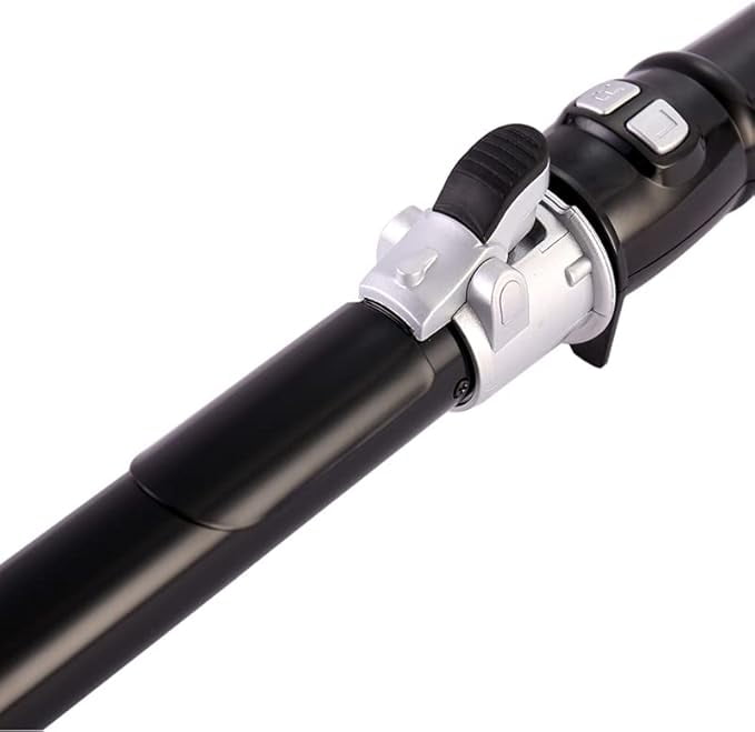 Auto Rotating Hair Curler Curling Wand 28mm 1.1 Inch Curling Irons Hair Waver 30s Instant Heat-Up, Anti-Scald & Dual Voltage, with LCD Temp Display, Black, (L1920)