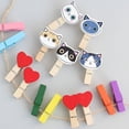 thumbnail image 2 of Masteelf 120 Pcs  Colorful Photo Sealing Clamps Home Heart Clips Photo Wall Decorations, 2 of 8