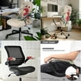thumbnail image 2 of HELLHERO Rose Butterfly Print Office Chair Cover Set, Anti Dust Gaming Chair Seat Cover with Arm Rest Covers, Stretchable Rotating Boss Chairs Slipcover, Home Decor, 2 of 6