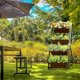 thumbnail image 4 of Macetas, Cama de jardín elevada de 4 pies - Jardineras verticales independientes elevadas 4 cajas de contenedores, macetas, 4 of 6