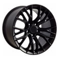 thumbnail image 1 of OE Wheels CV22 17x9.5in Black Powder Coat Foundation Wheel Rim for Corvette, 1 of 5