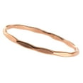 thumbnail image 5 of Gold, Rose, or Silver Stacking Ring, Sold as One Stackable Ring, Ultra Thin 1.2mm Stack Ring Minimalist Ring Knuckle Ring (9 US, Rose Gold Filled/ Faceted Hammered), 5 of 7