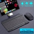 thumbnail image 2 of Teclado inalámbrico para tableta para iPad, Samsung, Xiaomi, Huawei, Teclado y ratón compatibles con Bluetooth para iOS, Android y Windows Tan Jianjun  unisex, 2 of 2