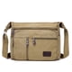 thumbnail image 1 of Bolso tipo cartera ligero bandolera informal cruzado para hombre lona gran capacidad múltiples bolsillos escolar, 1 of 9