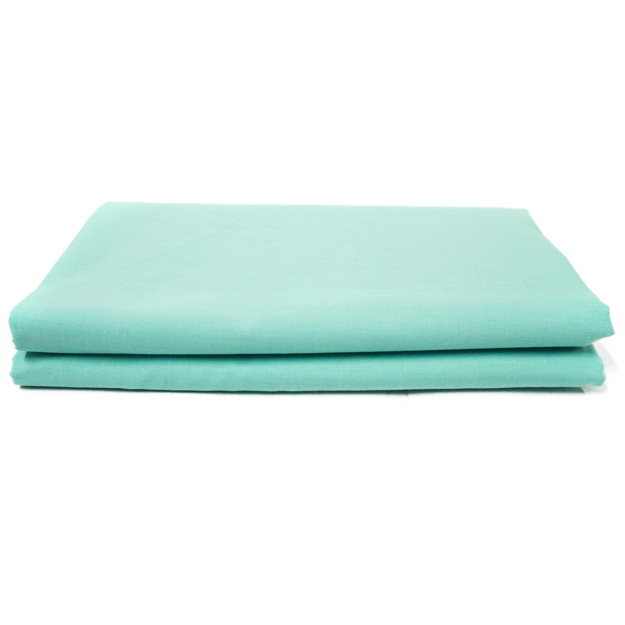 Shason Textile Poly Cotton (3 Yards Cut) x 44" Craft Projects Quilting Precut Fabric, Aqua
