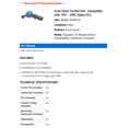 thumbnail image 2 of Front Outer Tie Rod End - Compatible with 1991 - 2002 Saturn SL2 1992 1993 1994 1995 1996 1997 1998 1999 2000 2001, 2 of 2