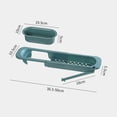 thumbnail image 4 of Para Fregadero, Estante De Almacenamiento De Trapo Retráctil, Escurridor Para Cocina sonducket HA044912-02, 4 of 4