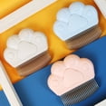 thumbnail image 7 of ACDANC 2026 New 2Pcs Cat Brush Dual Function of Cleaning and Grooming Dog Brush Suitable for All Cats Cat Paw Massage Design Cat Stuff Pink for Daily Grooming Fur Care Pet Massage Home Travel., 7 of 7