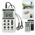 thumbnail image 1 of Compact & Lightweight Portable Radio, High Quality Reception AM FM Digital Tuning Walkman Stereo FM Radio with Volume Control for Emergency Kit, 58 Station Presets (Black), 1 of 3