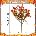 thumbnail image 3 of Artificial Fall Flowers,Daisy Autumn Faux Flowers Decor for Outdoors,Faux Autumn Daisy Eucalyptus Floral Stems,UV Resistant Fake Mums Silk Bouquet,Realistic Fall Daisy Bush for Vase,Garden,Patio, 3 of 4