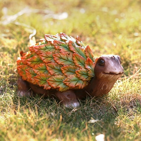 

Resin Leaf Turtle Decoration Real Animal Resin Statue Farm Decoration Cute Fence Decoration Flower Pot Decoration Garden Outdoor Decoration Indoor Decoration