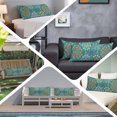 thumbnail image 6 of Green Boho Body Pillow Covers, Shabby Vintage Ethnic Abstract Floral Art Soft Throw Pillow Cases with Invisible Zipper, Decorative Pillowcase Pillows Protectors for Sofa Bed Couchair 20"x54", 6 of 9