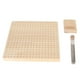 thumbnail image 2 of Tablero De Bloqueo Cuadrado De Ganchillo, Tablero De Ganchillo Para Tejer, Madera Portátil, 23,5 Cm, ​​20 Pasadores De Varilla Para Cumpleaños, 2 of 7