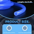 thumbnail image 2 of Uxcell Silicone Tubing,6mm ID x 9.5mm OD Pure Silicon Tube High Temp Silicone Hose -1 ft Length/Blue, 2 of 6