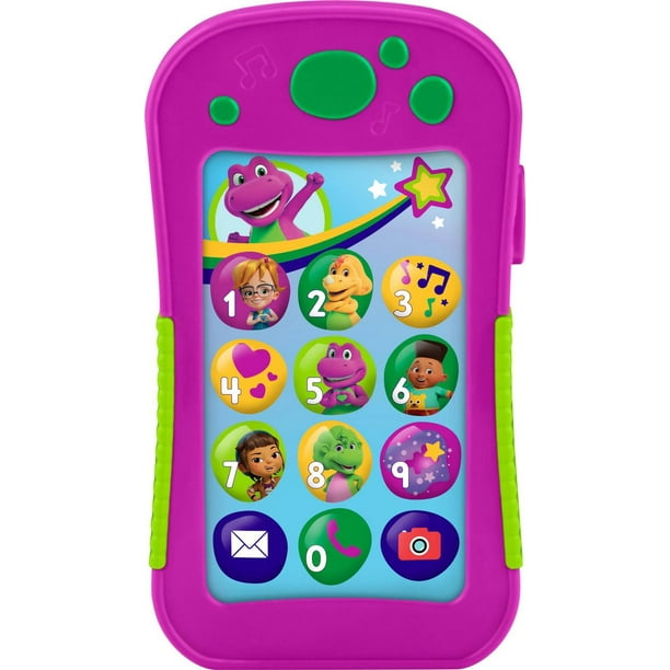 Barney 電話 おもちゃ Fisher-Price Barney's World Hey Barney Phone Musical Toddler