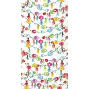 Boston International Rosanne Beck 3-Ply Paper Napkins, 16-Count Guest Size, Fiesta Pom Poms