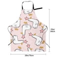 thumbnail image 6 of Goofa Goose Queen Printed Waterproof Apron 33" Chef Aprons for Men Heavy Duty Chemical Work Apron Adjustable Bib Apron, 6 of 9
