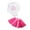 Pink, variant on Toddler Girls Summer Outfits Long Sleeved Letter Romper Skirt Two Piece Set The Princess Has Arrived Clothing Set,Size 0 Months-6 Months