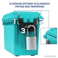 thumbnail image 4 of Sheffield Ammo & Utility Storage Box, Teal, 4 of 10