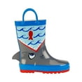 thumbnail image 5 of Wonder Nation Toddler & Little Boy Shark Attack Rain Boots, 5 of 6