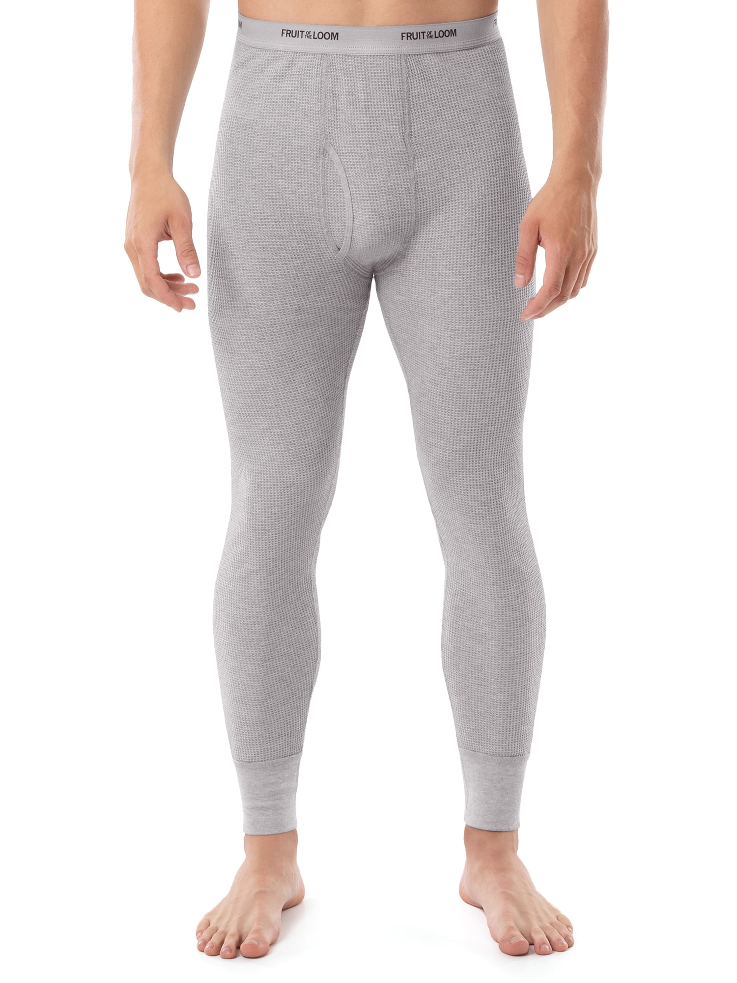Fruit of the Loom Men's Thermal Waffle Underwear Bottom, 2-Pack, Sizes S-5XL