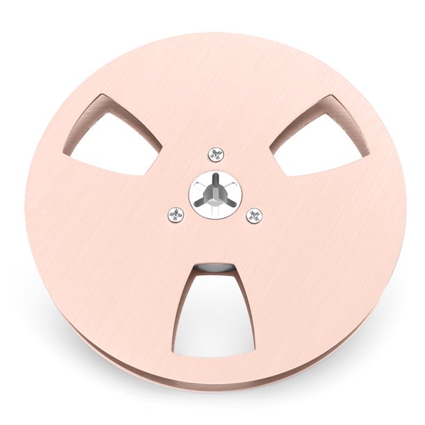 Carrete De Cinta Vacío Estante De Reproductor De Carrete De Cinta Vacío De 3 Agujeros De 5 Pulgadas Para Studer Revox /Teac/Basf (Oro) Likrtyny Para estrenar