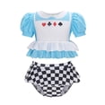 thumbnail image 1 of Maillot de Bain d'Été pour Bébé Fille une Pièce à Volants Robe de Bikini Plage Vacances Maillot de Bain 2-10 Ans Enfants Fille Maillot de Bain 2 Pcs Vêtements Imprimés, 1 of 7