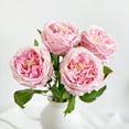 thumbnail image 1 of Flores Artificiales YalzoneMet Rosa Austin 45 cm Tallo Rosa 4 unidades, 1 of 9