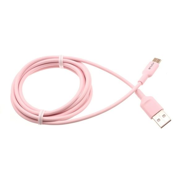 Pink 6ft USB-C Cable for Samsung Galaxy A12 A32 A42 A52 A72 5G Phones - Charger Cord Power Wire Type-C Fast Charge Sync Compatible With Galaxy A12 A32 A42 A52 A72 5G Models