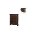 thumbnail image 2 of Wooden Chest with 5 Drawers and Intricate Carving Details, Brown, 2 of 3
