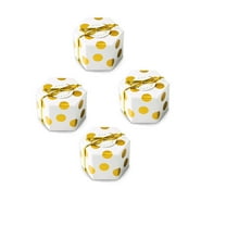 WHAMVOX 50Pcs Hexagon Golden Kraft Paper Candy Box for Party Supplies Chocolate Packaging 4.8x3x2.5in