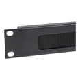 thumbnail image 5 of StarTech.com 1U High-density Brush Strip Cable Management Panel - Sturdy Steel Horizontal Data Centre Cable Management Panel (CMBRUSH1U) - Rack cable management panel - black - 1U - 19" - for P/N: RACK-18U-20-WALL-OA, RACK-21U-20-WALL-OA, RACK-24U-20-WALL-OA, RK12OD2, RK3236BKF, 5 of 5