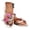 Pink, variant on Women's Flat Sandals Cute Butterfly Open Toe Flip Flops Dressy Vacation Summer Thong Slides Shoes for Wedding Beach Walking Yellow Size 9.5