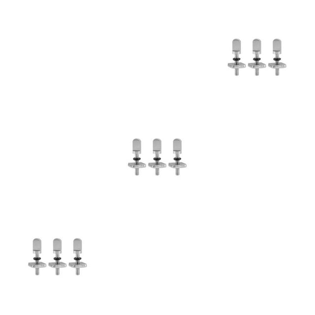 relayinert Stainless Steel Surfboard Screw Portable Detachable M4 Manual Screws Outdoor Activity Paddle Board Replacement Bolts 3PCS 3Set