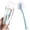 Sky Blue, variant on 1-Piece Long-Handle Footwear Scrub Brush, Durable Laundry Cleaner for Sneakers and Garments, Multipurpose Stain Removal Tool for Fabric and Home Care (Blue)