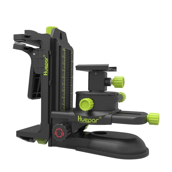 Huepar Fine-tuning Bracket For Laser Level Tools Multifunctional Magnetic 360° Pivoting Base with Adjustable Clip PV10 