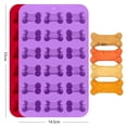 thumbnail image 3 of ACDANC 2 Pack Silicone Dog Treat Molds,Gummies Mold Non-Stick Bone Shaped,18-Cavity Puppy Dog Bone Molds for Pupsicle,Chocolate,Gummy,Candy,Baking,Jelly,Ice Cube,Pudding, 3 of 8